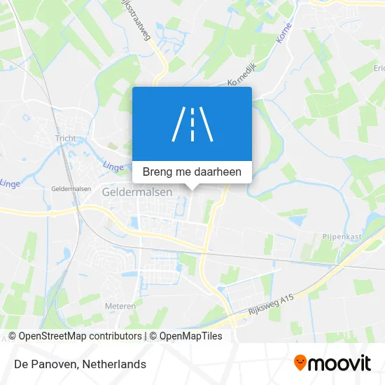 De Panoven kaart