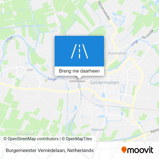 Burgemeester Vernèdelaan kaart