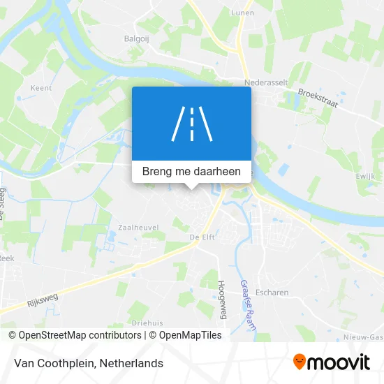 Van Coothplein kaart