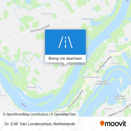Dr. D.M. Van Londenstraat kaart