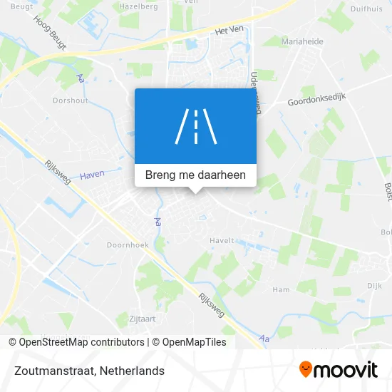 Zoutmanstraat kaart