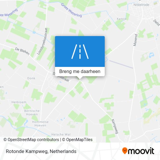 Rotonde Kampweg kaart