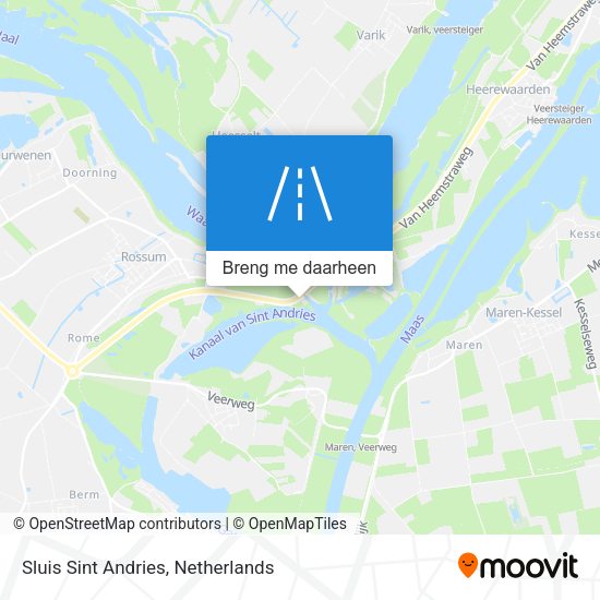 Sluis Sint Andries kaart