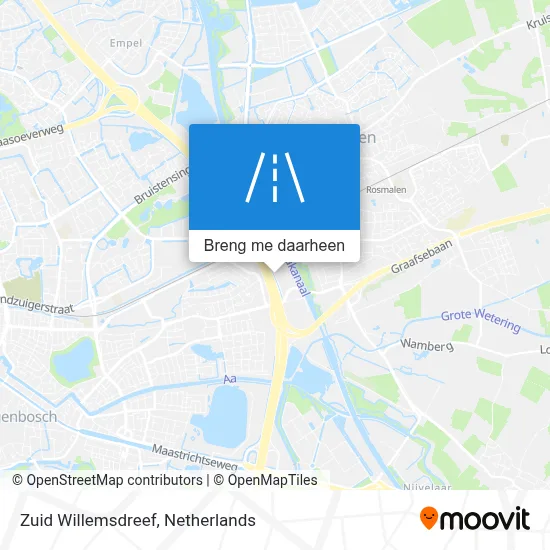 Zuid Willemsdreef kaart