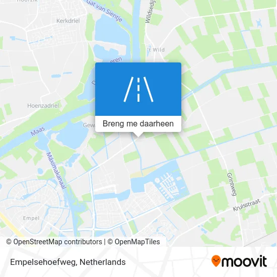 Empelsehoefweg kaart