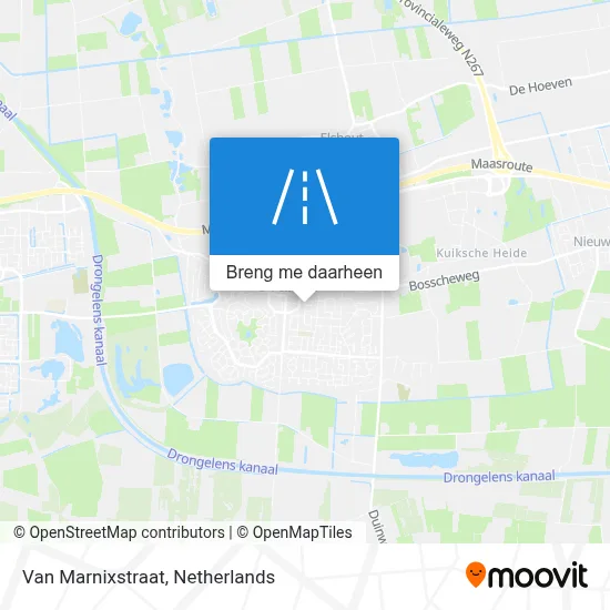 Van Marnixstraat kaart
