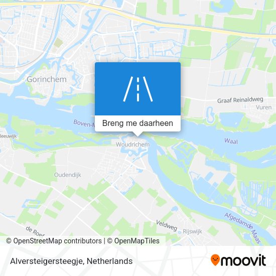 Alversteigersteegje kaart