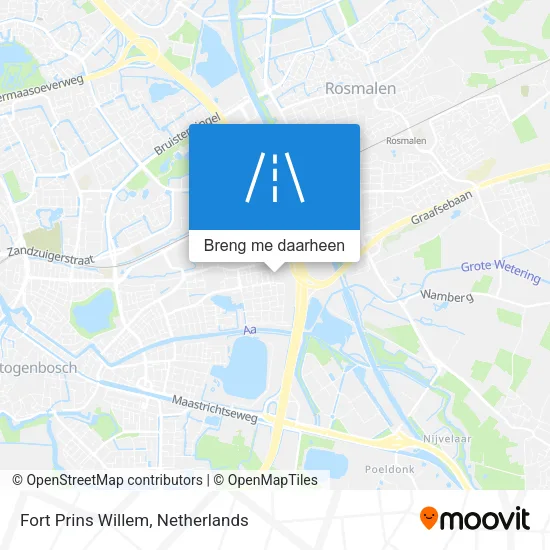Fort Prins Willem kaart