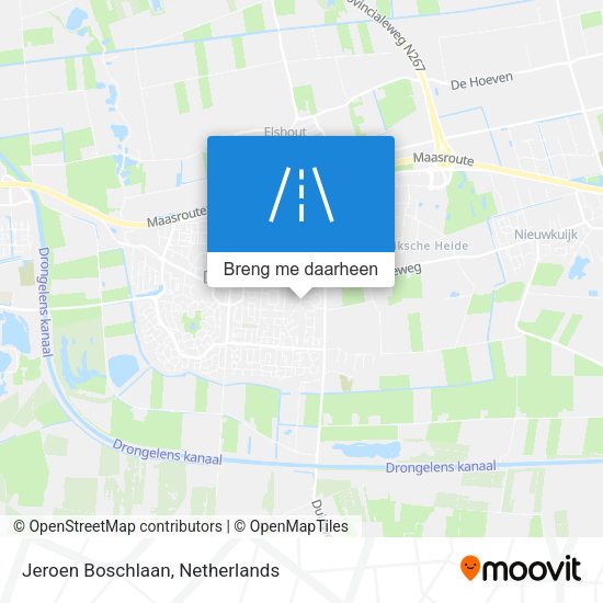 Jeroen Boschlaan kaart