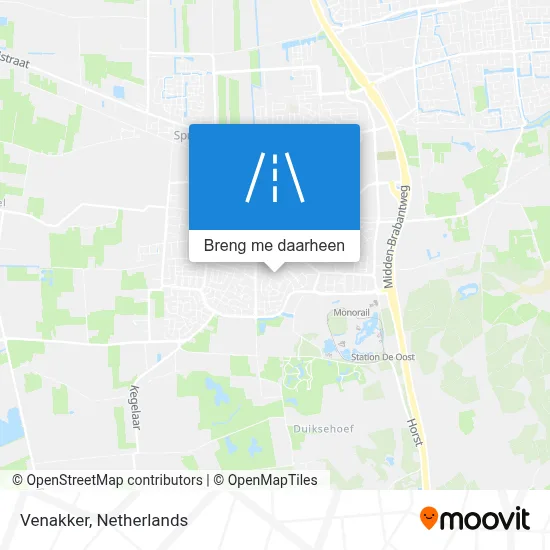 Venakker kaart