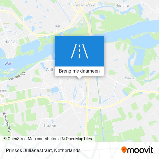 Prinses Julianastraat kaart