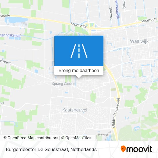 Burgemeester De Geusstraat kaart