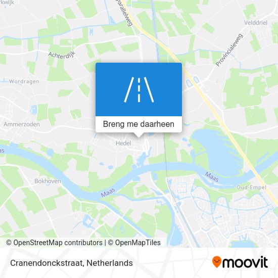 Cranendonckstraat kaart