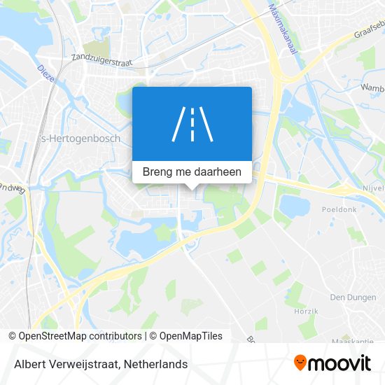 Albert Verweijstraat kaart