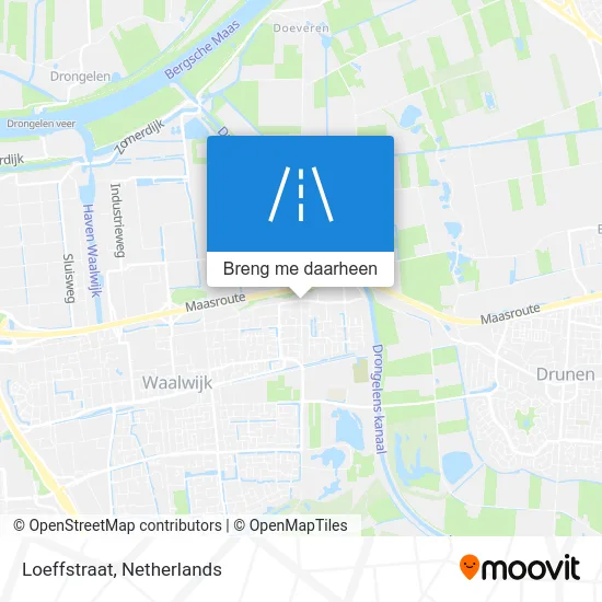 Loeffstraat kaart