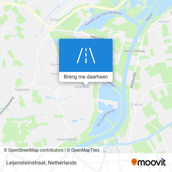 Leijensteinstraat kaart