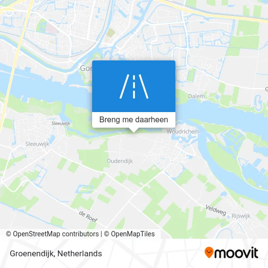 Groenendijk kaart