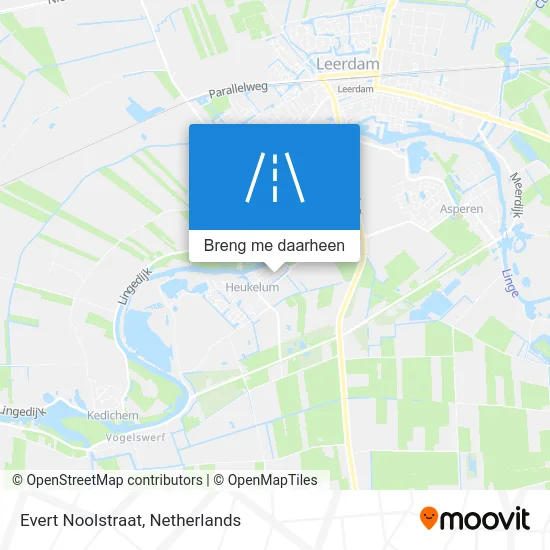 Evert Noolstraat kaart