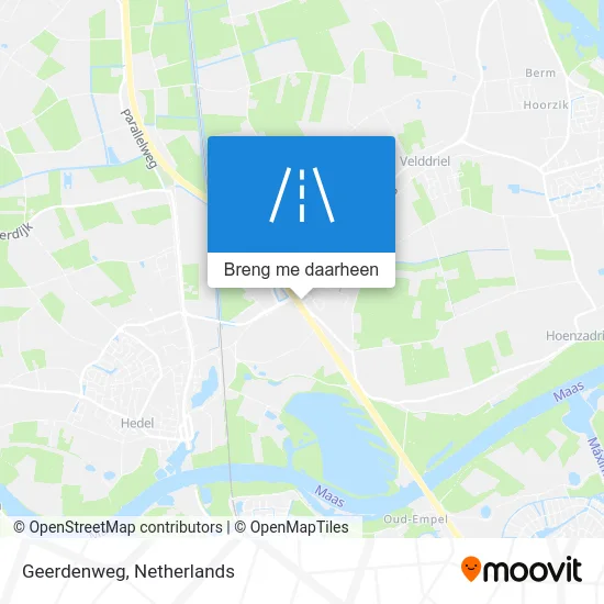 Geerdenweg kaart