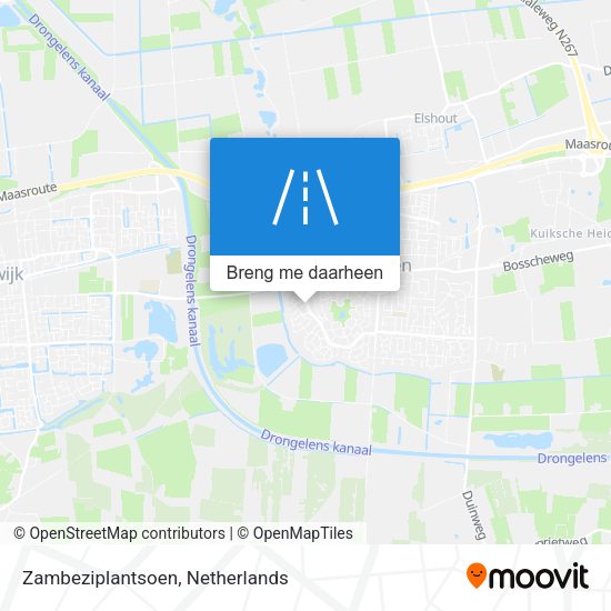 Zambeziplantsoen kaart
