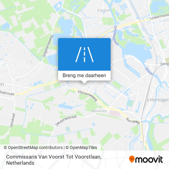 Commissaris Van Voorst Tot Voorstlaan kaart