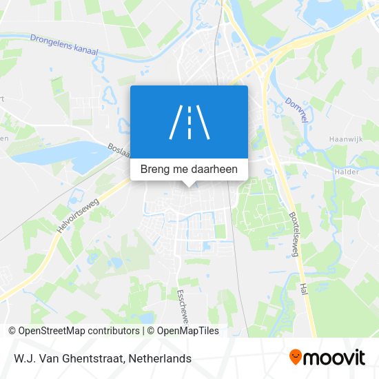 W.J. Van Ghentstraat kaart