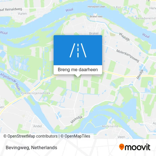 Bevingweg kaart