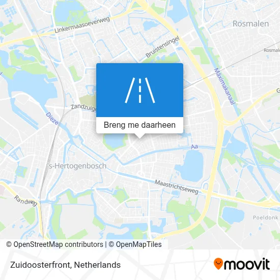 Zuidoosterfront kaart