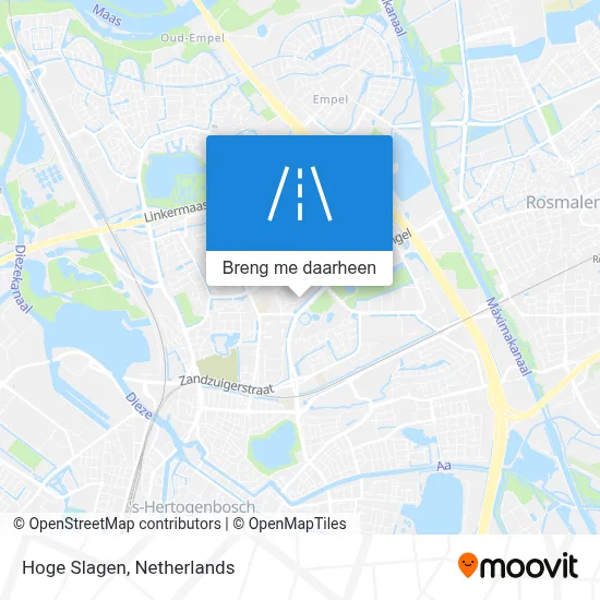 Hoge Slagen kaart