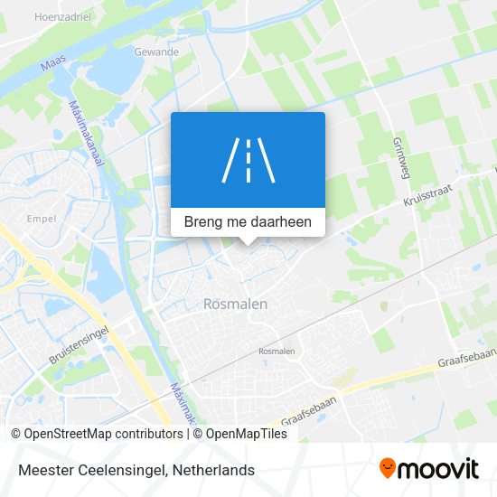 Meester Ceelensingel kaart