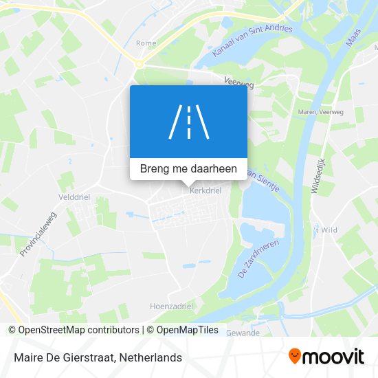 Maire De Gierstraat kaart
