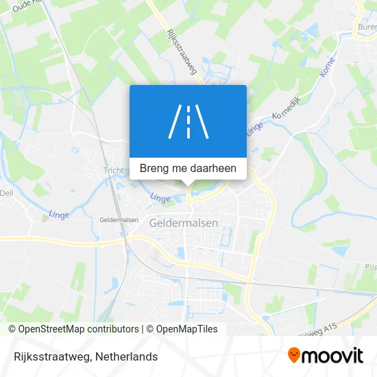 Rijksstraatweg kaart