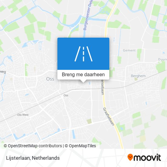 Lijsterlaan kaart