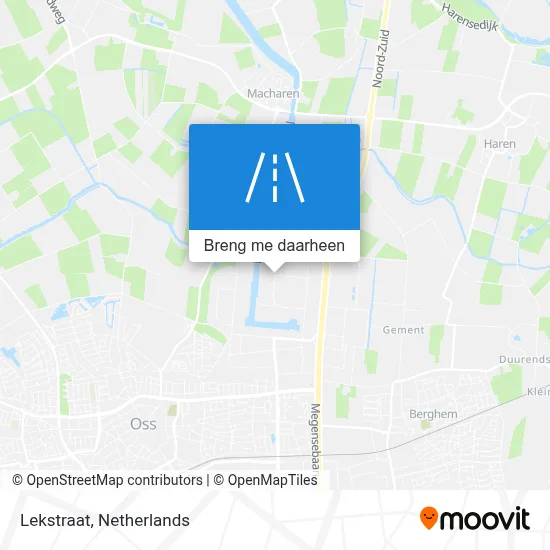 Lekstraat kaart