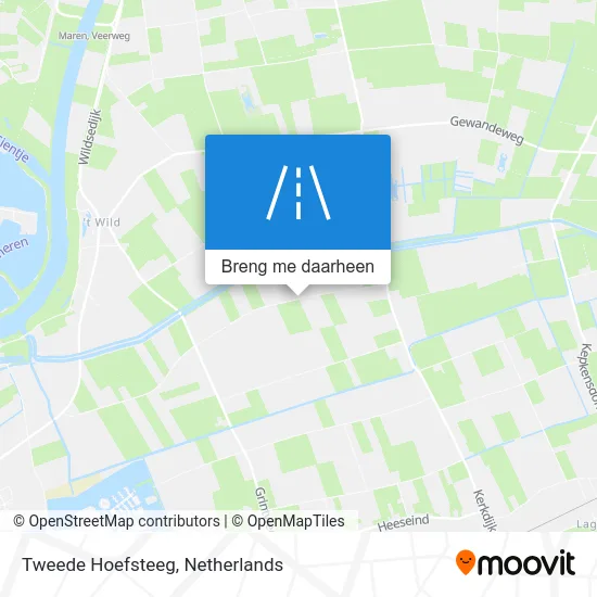 Tweede Hoefsteeg kaart
