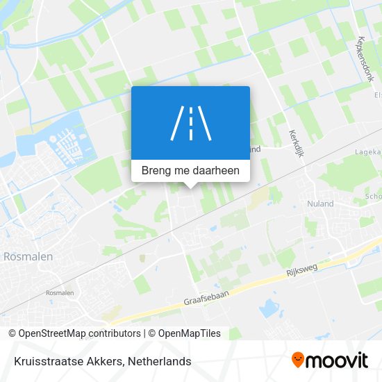 Kruisstraatse Akkers kaart