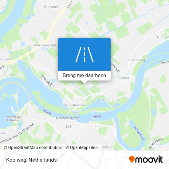 Kooiweg kaart
