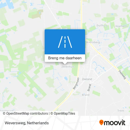 Weversweg kaart
