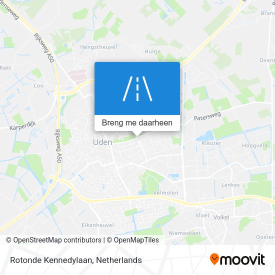 Rotonde Kennedylaan kaart