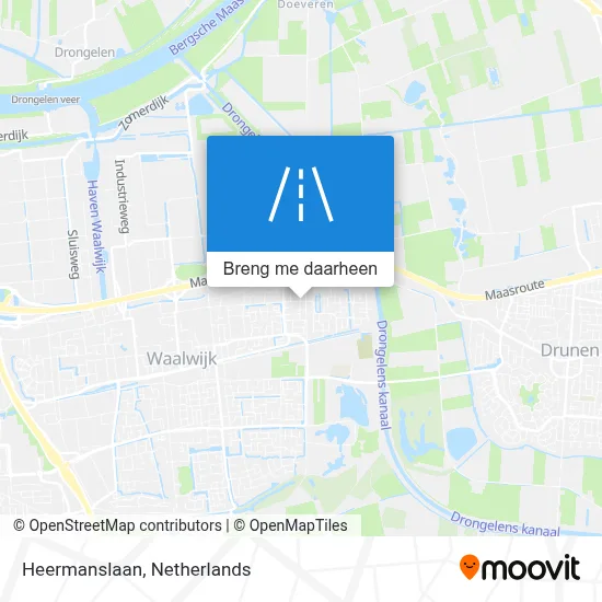 Heermanslaan kaart