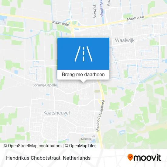 Hendrikus Chabotstraat kaart