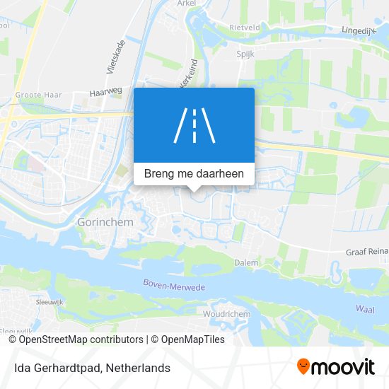 Ida Gerhardtpad kaart