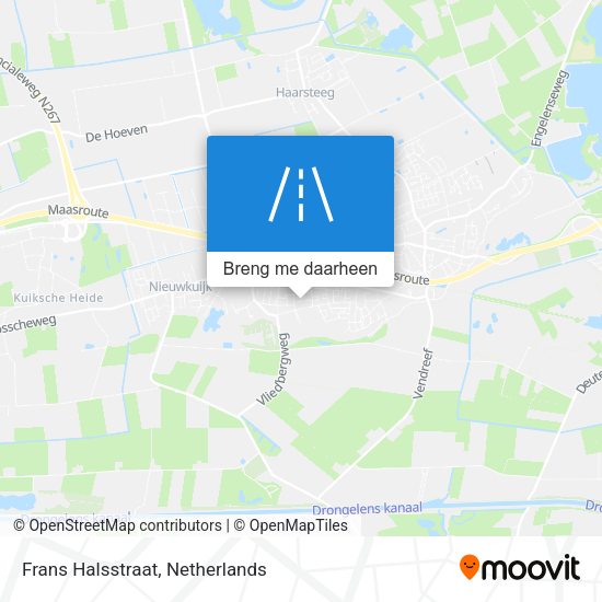 Frans Halsstraat kaart