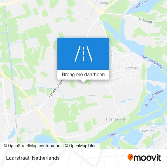 Laarstraat kaart