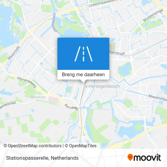 Stationspasserelle kaart