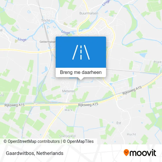 Gaardwitbos kaart