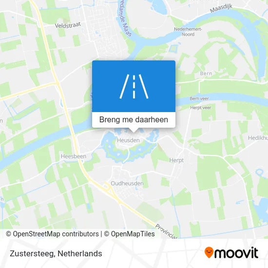 Zustersteeg kaart