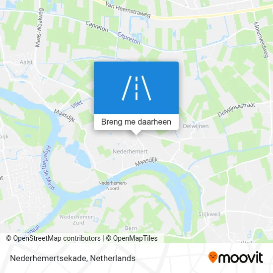 Nederhemertsekade kaart