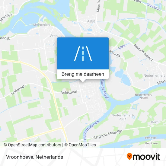 Vroonhoeve kaart