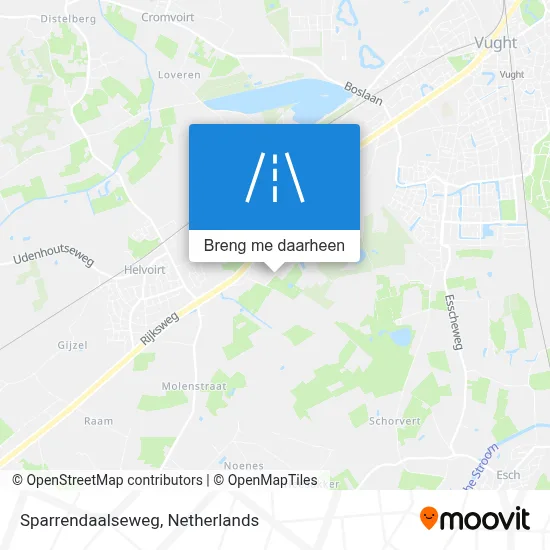 Sparrendaalseweg kaart